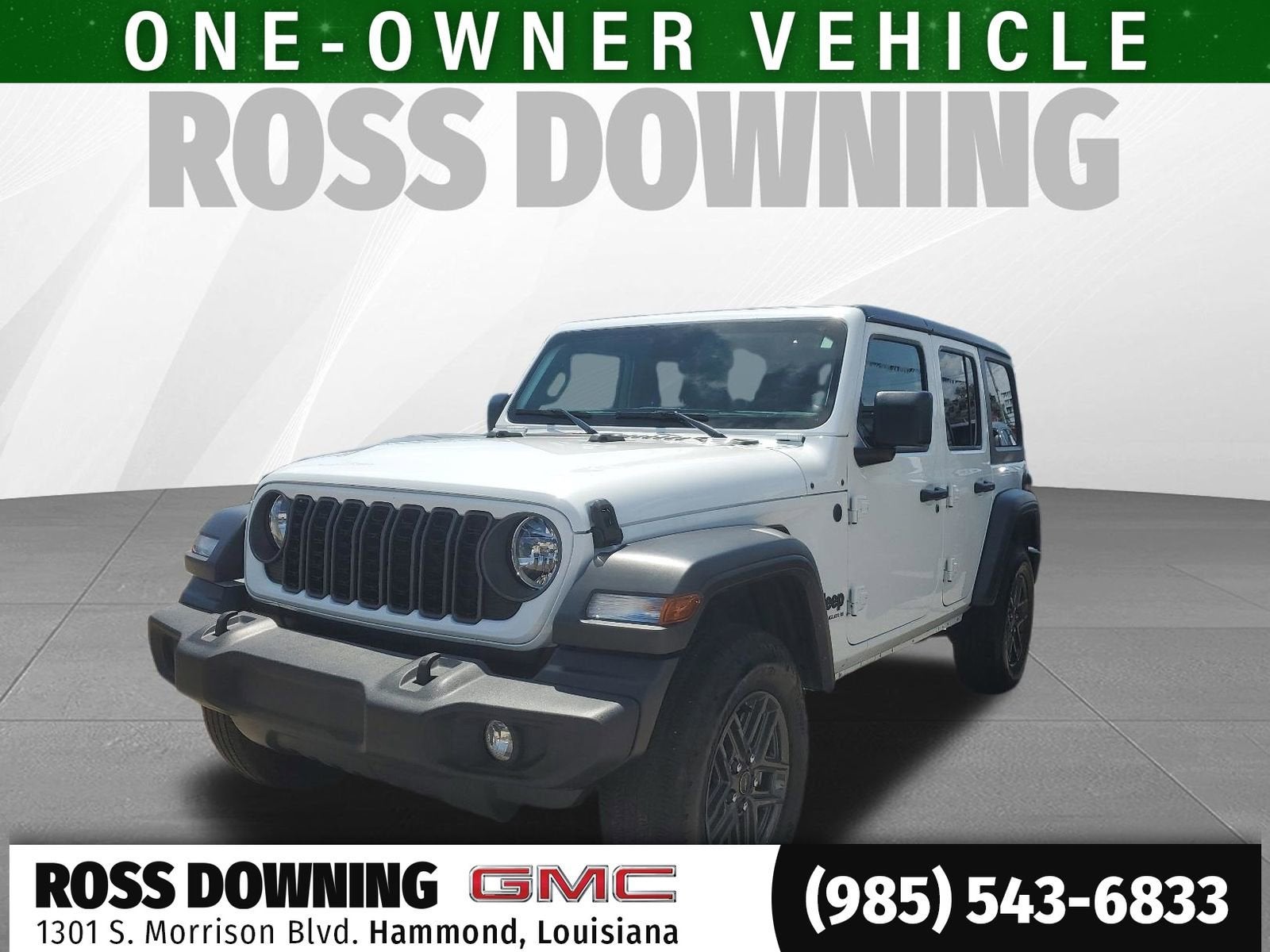 2025 Jeep Wrangler 4-Door Summit 4x4 in White — front three-quarter view