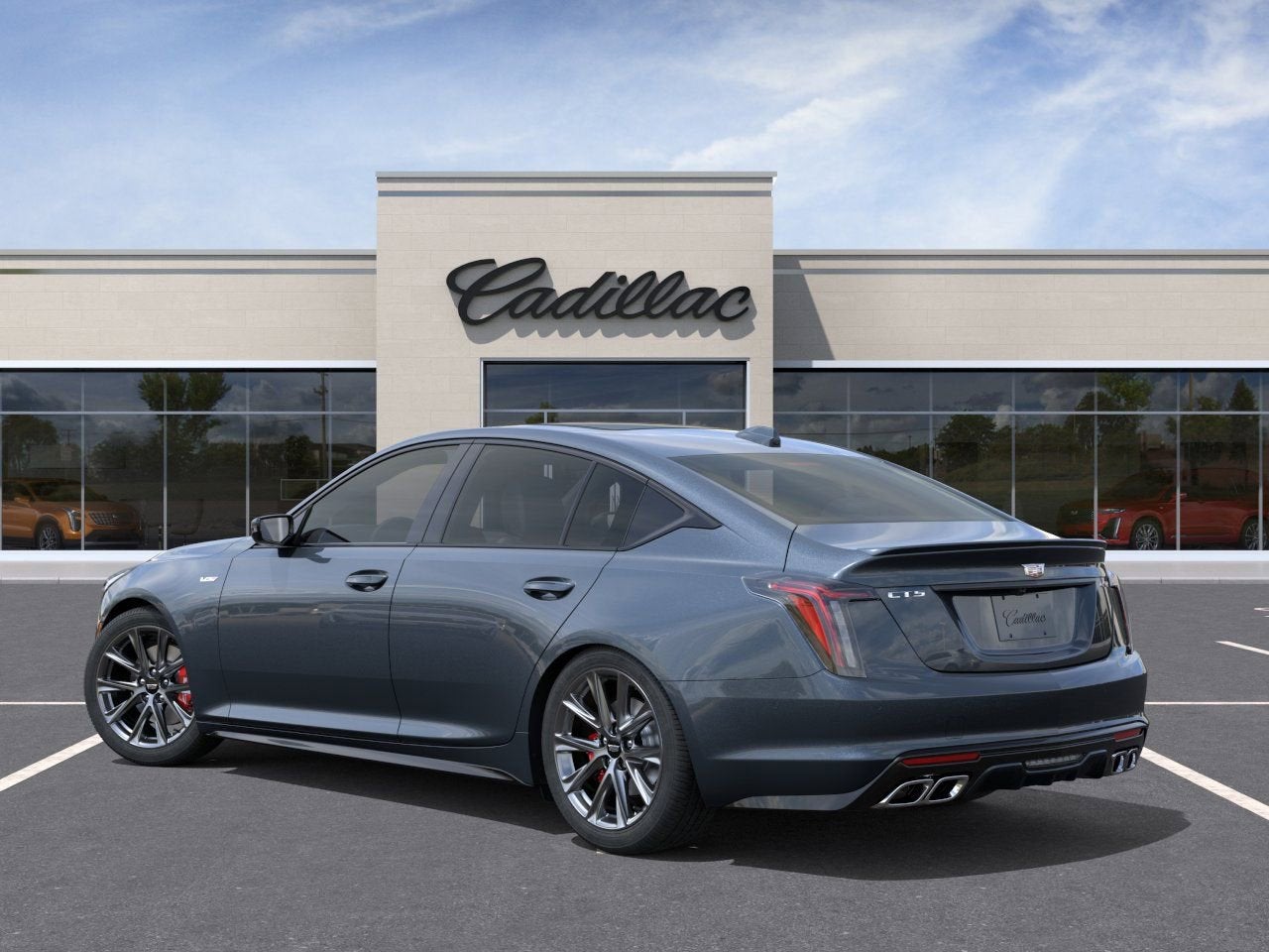 2026 Cadillac CT5-V — rear three-quarter view